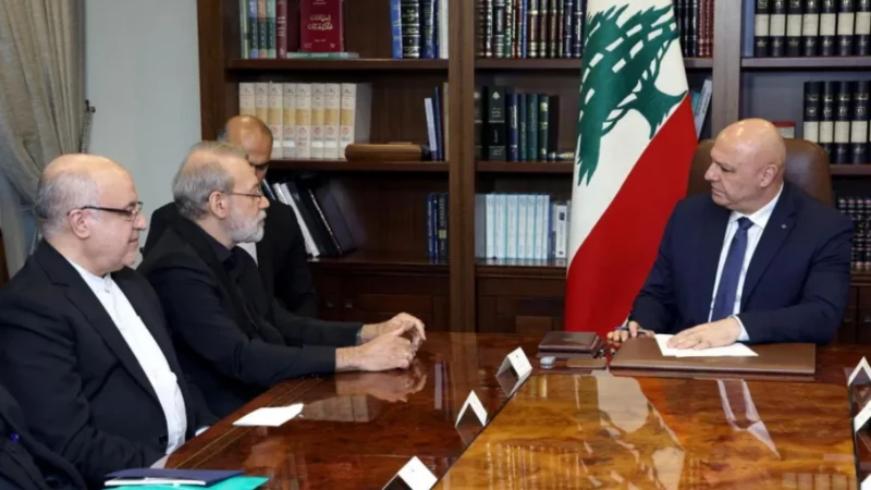 ردود فعل لبنانية على زيارة لاريجاني إلى لبنان