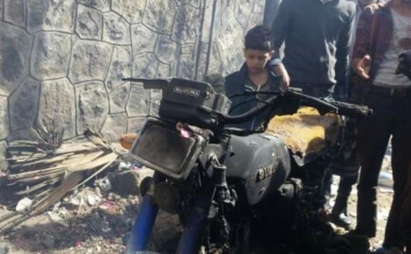 سقوط جرحى من المواطنين في انفجار عبوة ناسفة بمدينة تعز