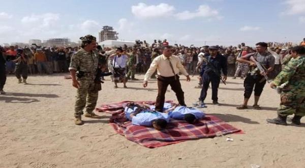 عدن: اعدام قتلة طفل البساتين رميا بالرصاص (صورة)