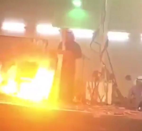 حفل زواج في «رابغ» السعودية كاد أن يتحول إلى كارثة .. (شاهد)