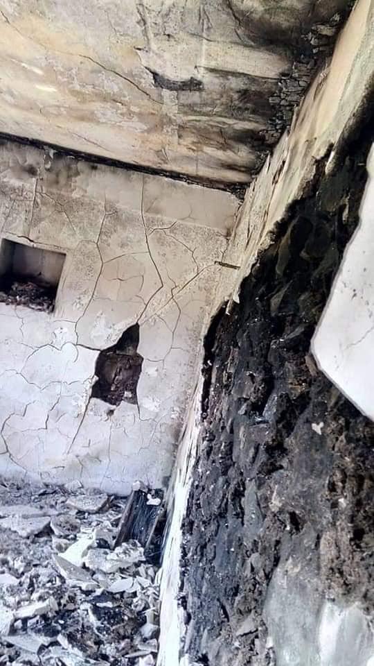 شاهد بالصور.. جرائم خولان في حبيش «غزة حبيش» من احراق للحجر والشجر والمواشي