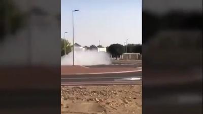 شاهد كيف تمت معاقبة هذا المستهتر في الإمارات (فيديو)