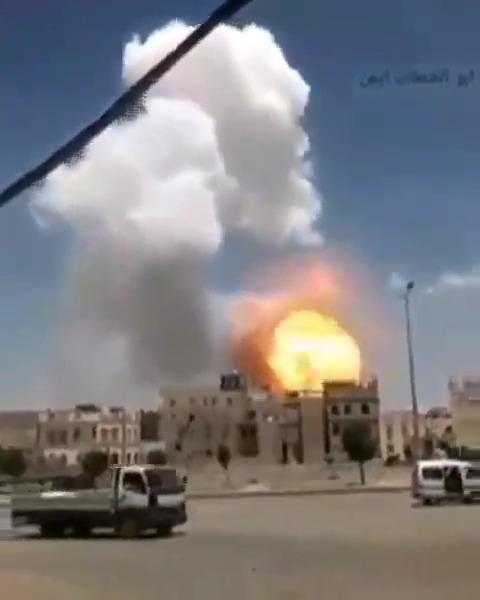 فيديو يظهر لحظة إنفجار سعوان من زاوية اخرى