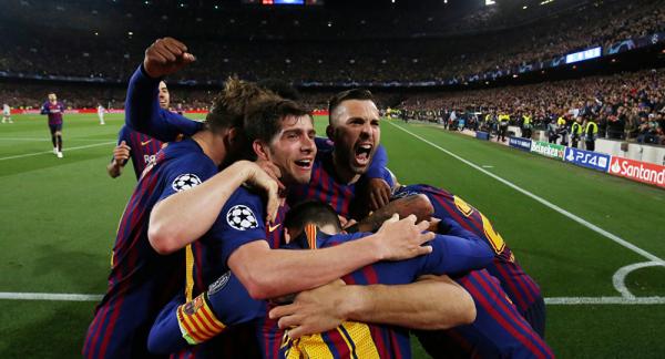 برشلونة يقوز ويقسو على ليفربول بثلاثة أهداف نظيفة