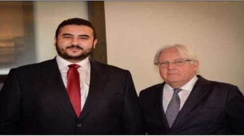 غموض يكتنف لقاء الرئيس هادي بالمبعوث الأممي غريفت ويلتقي وزير الدفاع السعودي