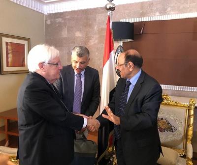 المبعوث الأممي إلى اليمن مارتن غريفيث يعلق على زيارته إلى الرياض ويكشف ما دار فيها