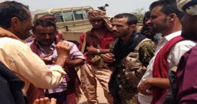 استهداف قائد قوات التدخل السريع بأبين واصابة 5 من مرافقيه