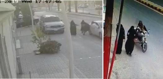 رصدتهما كاميرات مراقبة.. جريمة سرقة في الرياض مشابهة جدا لجريمة سارق الشناط بصنعاء.. (شاهد)