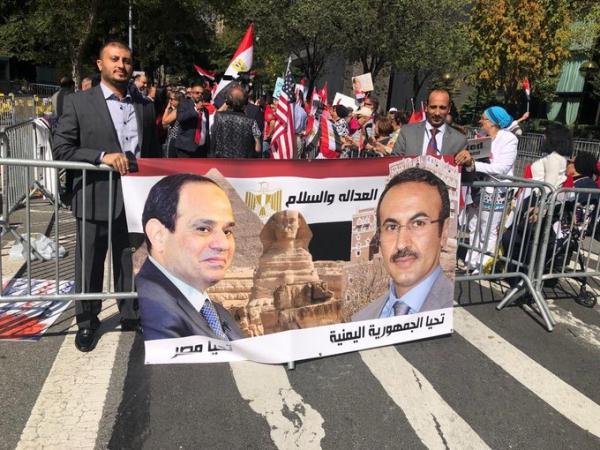 السفير احمد علي عبدالله صالح يظهر في نيويورك (صورة)