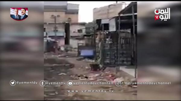 شاهد بالفيديو.. القوات المشتركة والمقاومة في سوق الفاخر وماجاوره بعد طرد الحوثيين