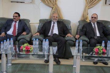 بالصور لحظة وصول الميسري والجبواني إلى سيئون بحضرموت ومن كان باستقبالهم