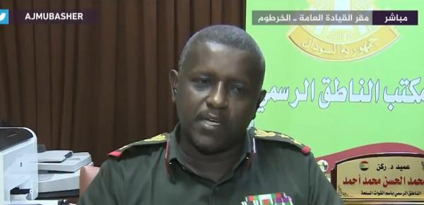 على الهواء مباشرة.. قائد سوداني يلجم مذيع قناة الجزيرة ويخرسه بشأن الحوثيين .. شاهد!