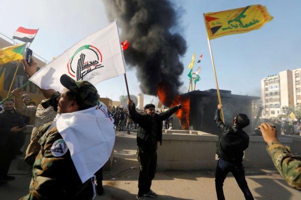وزير الخارجية الأمريكي: يكشف اسماء القيادات من الحشد الشعبي المخططين لمهاجمة السفارة الأمريكية