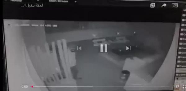شاهد فيديو لحظة اقتحام اللص فيلا نانسي عجرم
