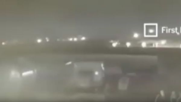 شاهد فيديو لإطلاق صاروخين على الطائرة الأوكرانية بالأجواء الإيرانية