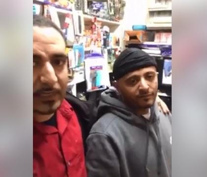 اشتباكات بالرصاص بين مغترب يمني في امريكا ومسلحين هاجموا محله ووقوع اصابات (فيديو)