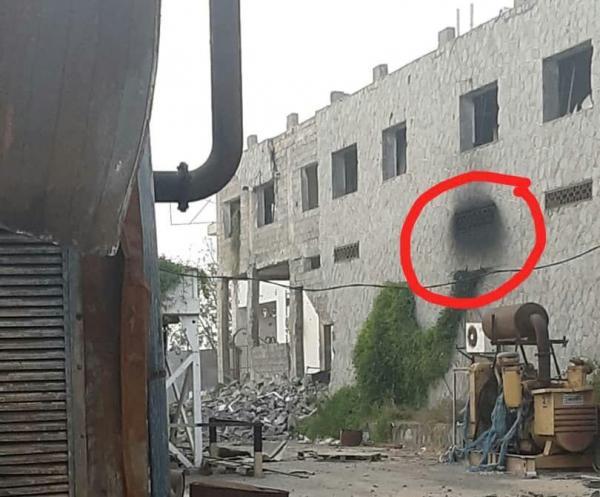 تفجير احدى نقاط الرقابة التابعة للأمم المتحدة في الحديدة (صورة)