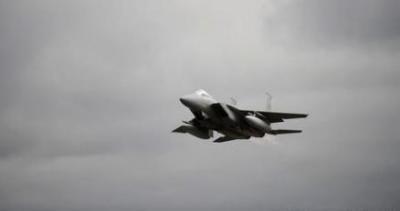 الحوثيون يكشفون تصديهم لطائرة حربي من طراز F15