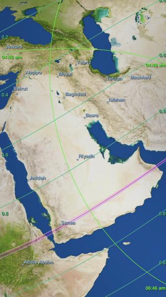 فلكي يتحدث عن كسوف حلقي للشمس الشهر الجاري