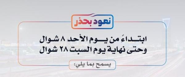 هذا ما يحدث في المملكة ابتداء من اليوم الأحد !