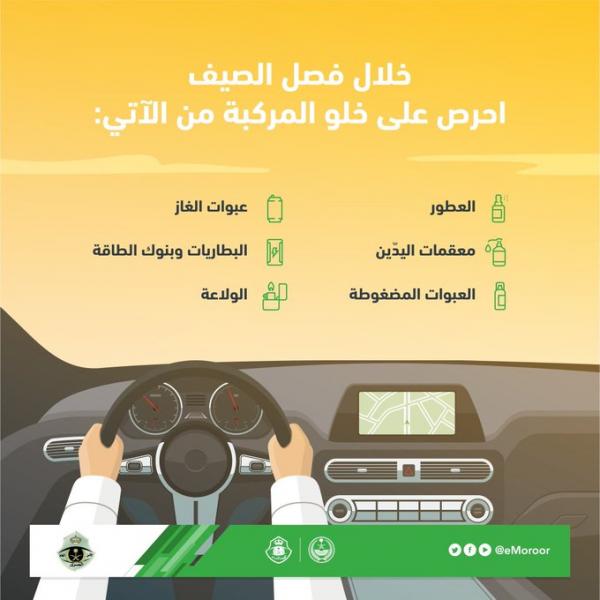 المرور يوجه دعوة تحذيرية للسعوديين والمقيمين (صورة)
