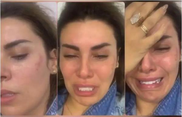 شاهد: فنانة تونسية تنهار من البكاء بعد تعرضها للضرب على يد متعهد حفلات