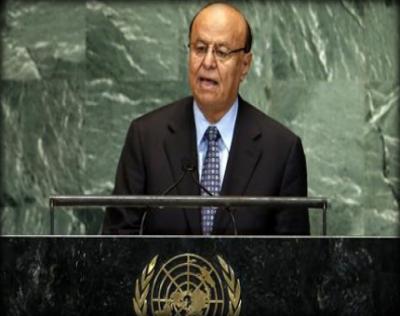 الرئيس هادي يهاجم صالح لأول مرة من أمريكا ويصف حكمه بالأسرى الذي أنهاه الشعب اليمني (نص الكلمة)