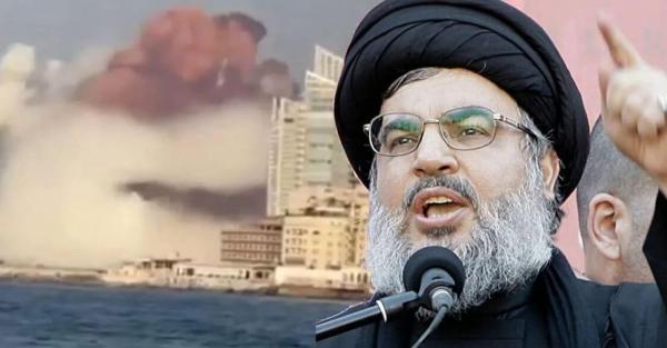 شاهد بالفيديو .. حسن نصر الله يتوقع انفجار بيروت قبل حدوثه !