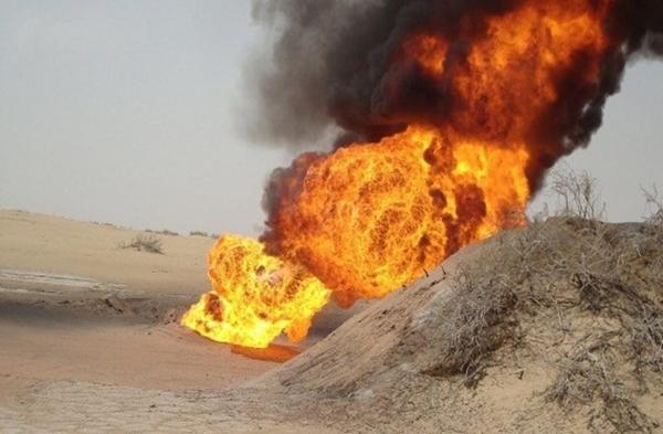 إحبط محاولة تفجير أنبوب تصدير النفط الرئيسي في بيحان بشبوة