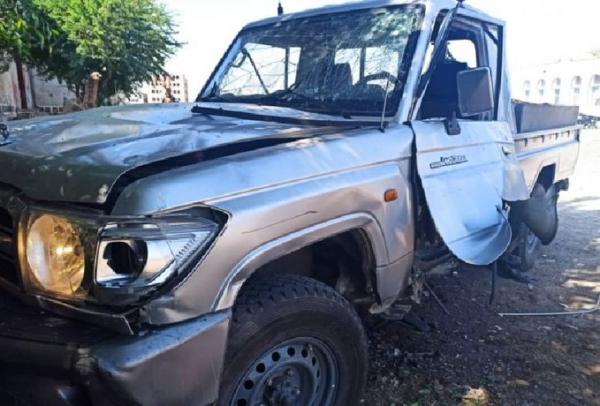 انفجار يستهدف احد أطقم حراسة قائد قوات ماية المنشآت بعدن