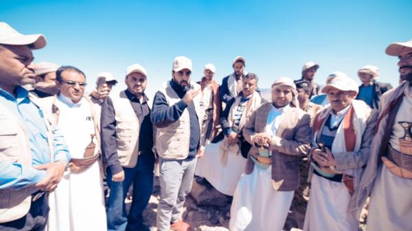 العون المباشر باليمن تبدأ العمل بمشروع مياه في بلاد الروس بمحافظة صنعاء