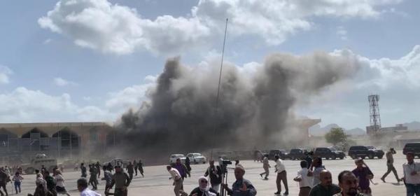 رويترز: فريق أممي يحمل الحوثيين مسؤولية الهجوم على مطار عدن
