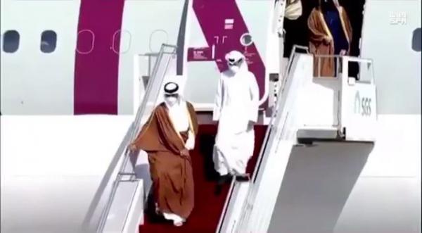 برقية عاجلة من أمير قطر تميم بن حمد لخادم الحرمين الملك سلمان بن عبدالعزيز