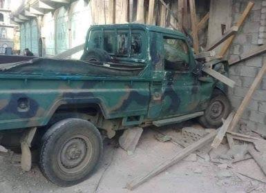 عصابة مسلحة تعمل كمين لطقم عسكري في إب وتقتل جنديين