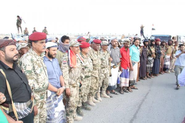 صور جديدة وفريدة لقافلة الوفاء المقدمة من الساحل الغربي إلى مأرب (شاهد)