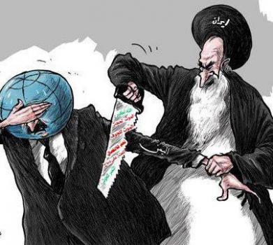 كاريكاتير رائع يصف تدخلات ايران في اليمن