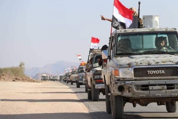 بالصور: الدفعة الثالثة من التعزيزات العسكرية من  محافظة لحج وصلت مأرب 