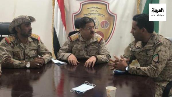 العقيد تركي المالكي يزور مأرب ويلتقي وزير الدفاع والأركان (صور)