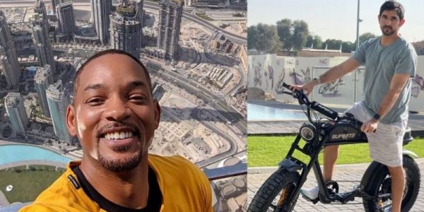 الممثل الامريكي ويل سميث يبعث بدراجة لولي عهد دبي .. فما مواصفاتها وكيف رد عليه ؟