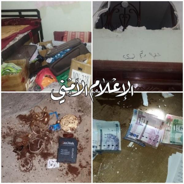 الإطاحة بسارق اقتحم منزلاً في ذمار وسرق مبالغ ومجوهرات