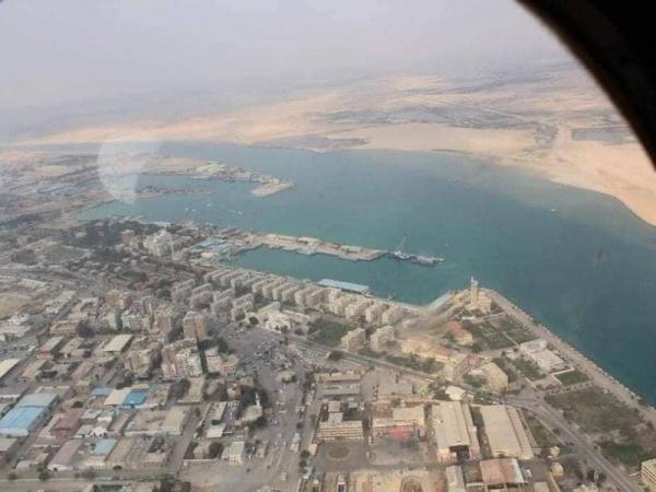 رقم قياسي لعبور السفن بعد "أزمة إيفر غيفن".. وصور جوية مذهلة