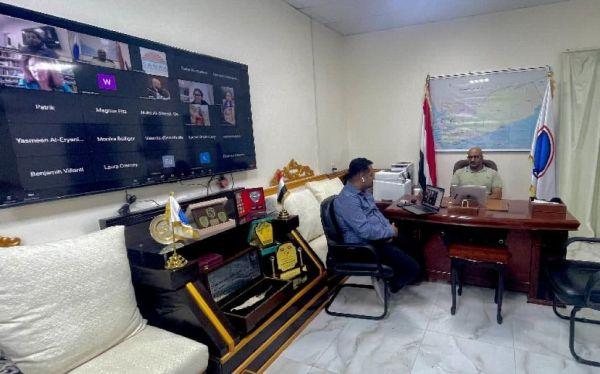مقابلة مع العميد طارق صالح شارك فيها المبعوث الامريكي إلى اليمن وعدد من الشخصيات