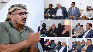 طارق صالح يعلق على استقباله برلمانيين وشخصيات سياسية ونسوية في المخا