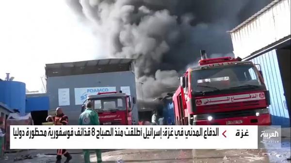 قوات الاحتلال تقصف قطاع غزة بـ8 قذائف فوسفورية محظورة دولياً