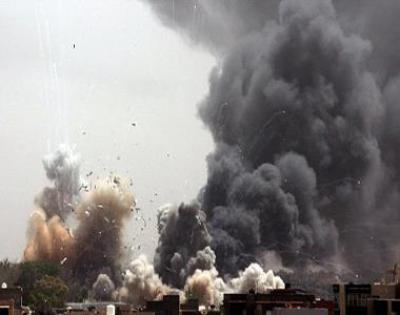 صورة من قلب الحدث: انفجارات الفرقة اولى مدرع ...والقذائف المتساقطة