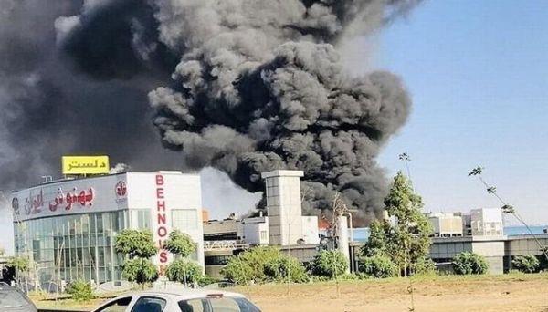 انفجار كبير غرب العاصمة الإيرانية طهران تضررت منه المباني السكنية