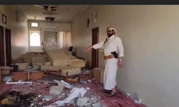 الحوثيون يستهدفون منزل محافظ مأرب بالصواريخ البالستية (صور)