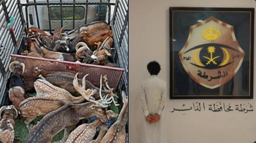 شاهد ماذا عثر على مقيم يمني في محافظة الداير السعودية بعد القبض عليه !