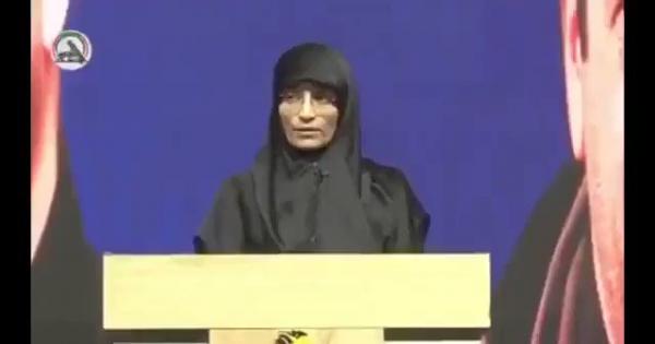 شاهد فيديو.. ابنة أبو مهدي المهندس تتوعد السعودية بدلا عن أمريكا بعد مقتل والدها وأمير سعودي يعلق !