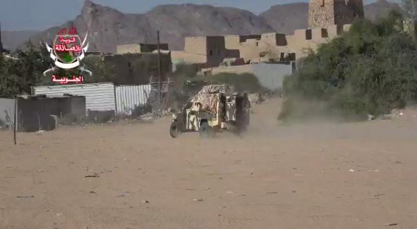شاهد فيديو: شاهد تقدم ألوية العمالقة في حريب وسيطرتها على مناطق وقرى في حريب بمأرب